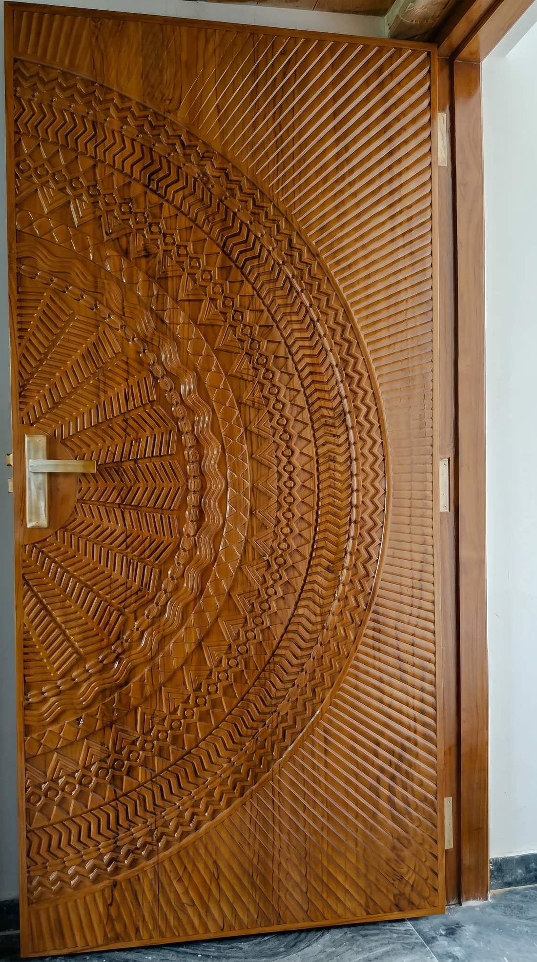 Designer door in a home