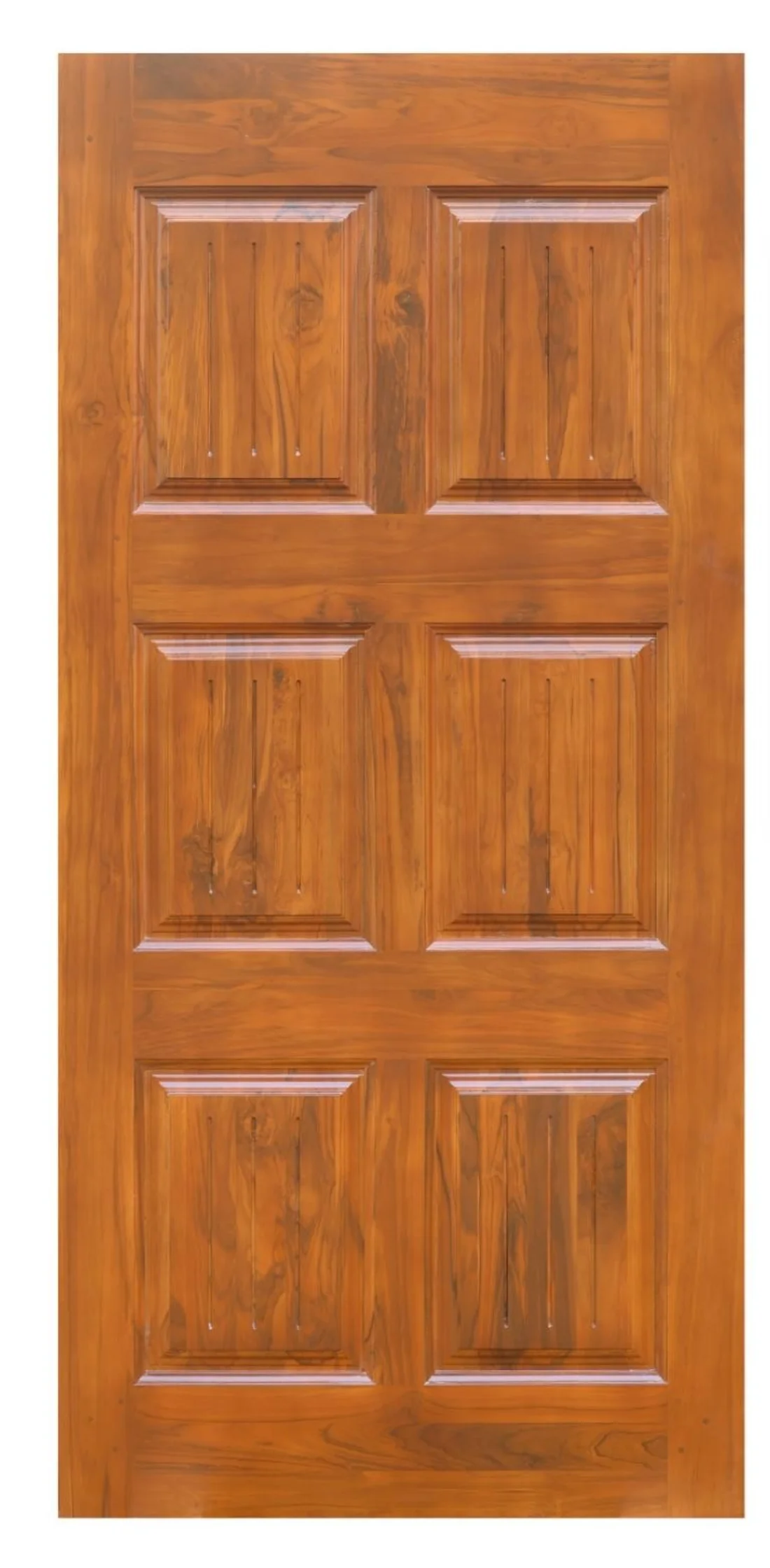 Teak door detail