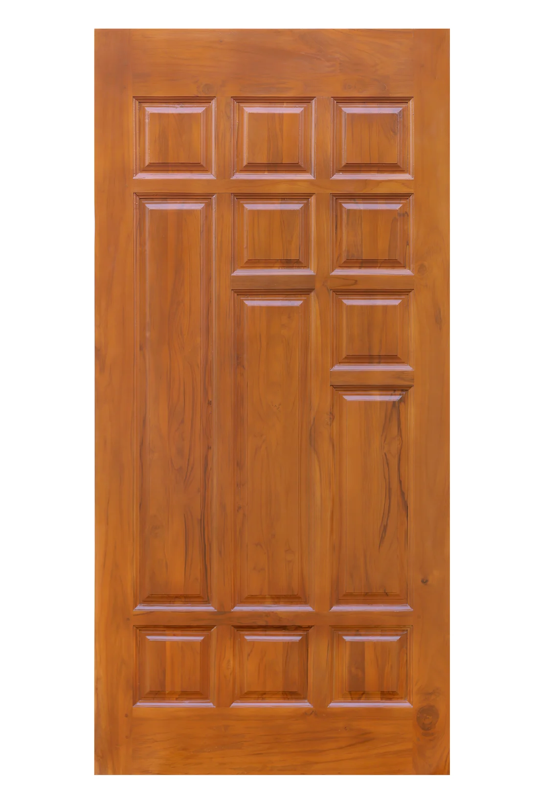 Solid teak door