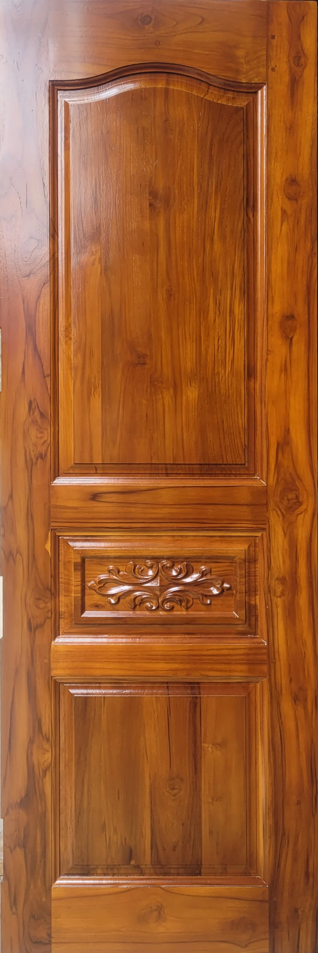 Teak door detail
