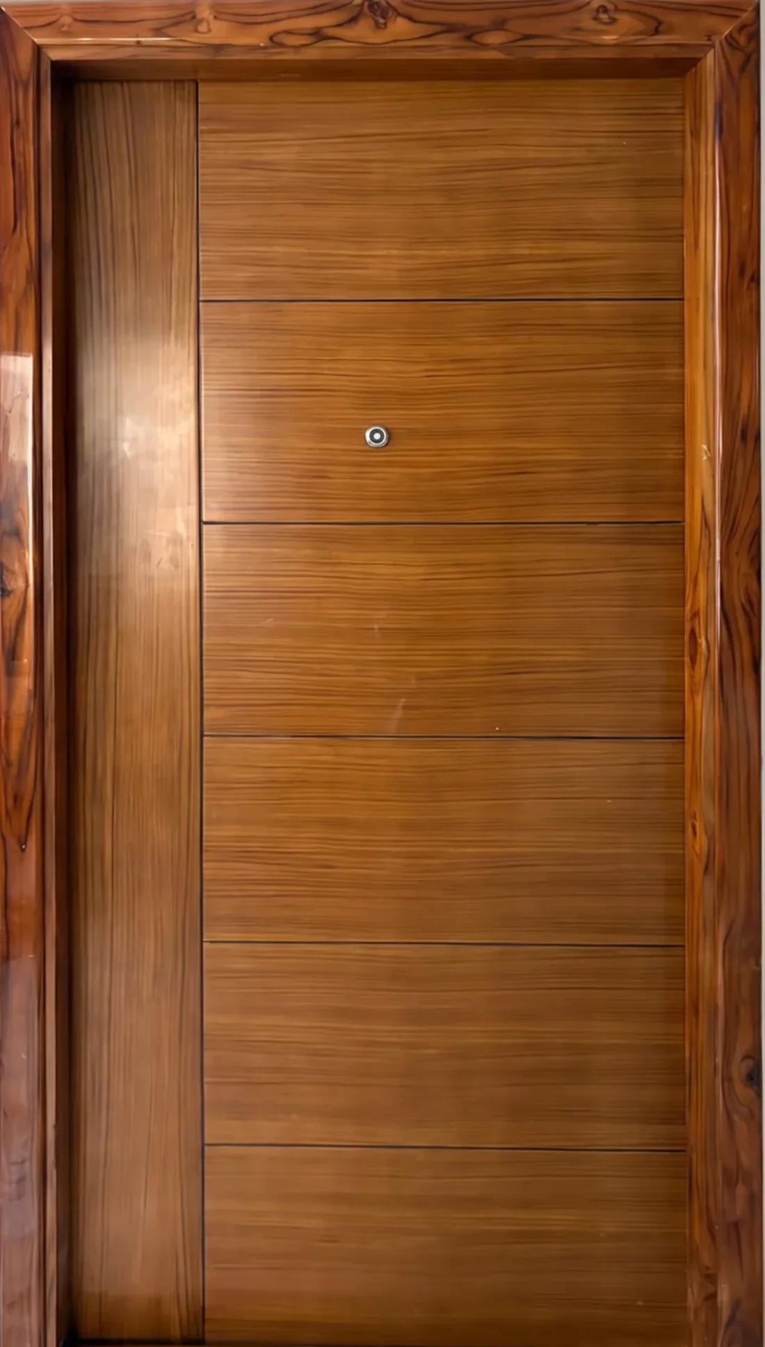 Veneer door finish