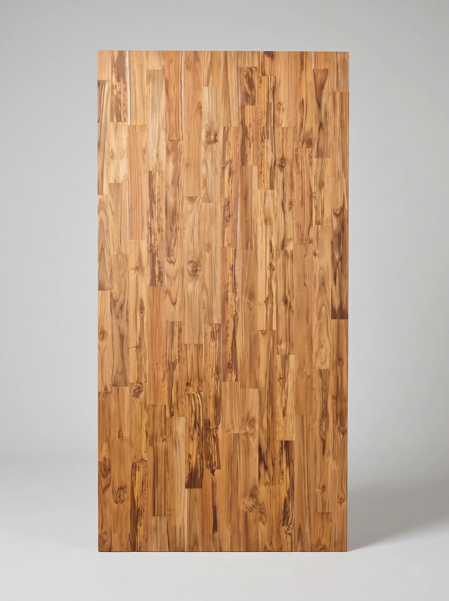 Solid teak finger-joint board panel