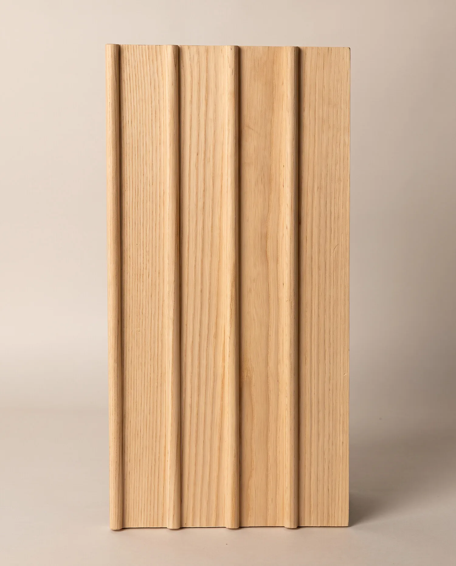 Wide scalloped fluted wall panel
